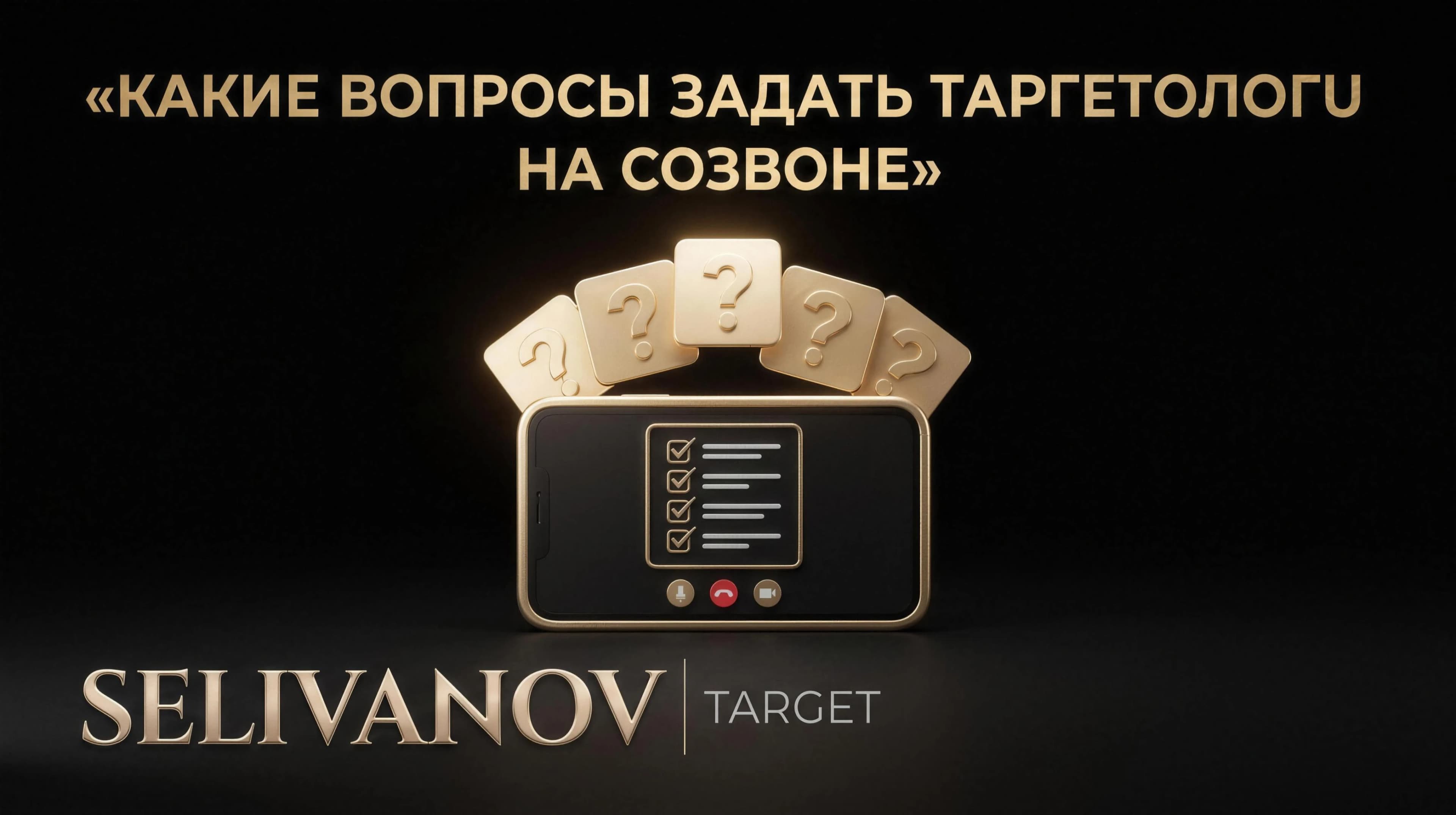 Какие вопросы задать таргетологu на созвоне