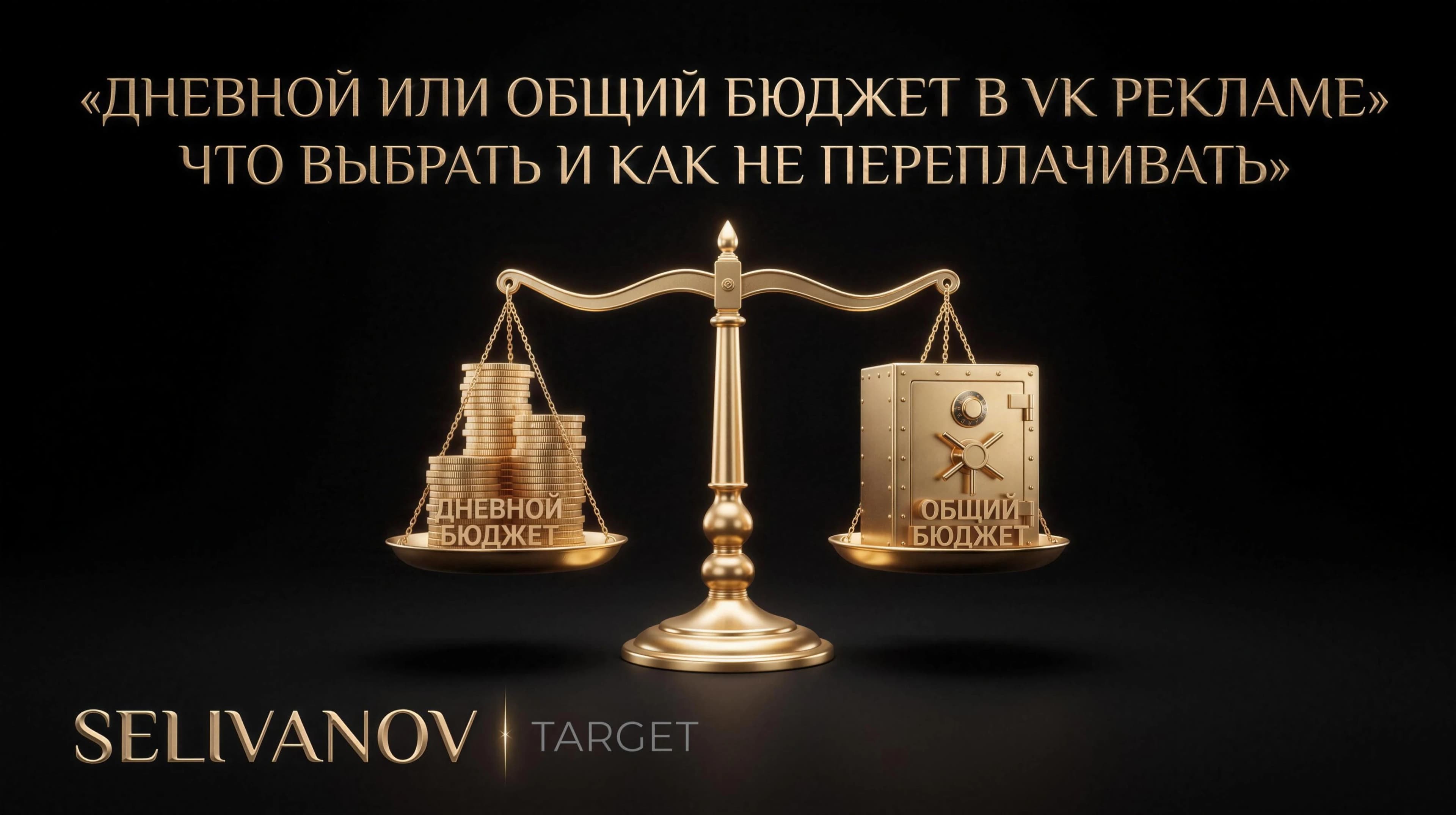 Дневной или общий бюджет в VK Рекламе
