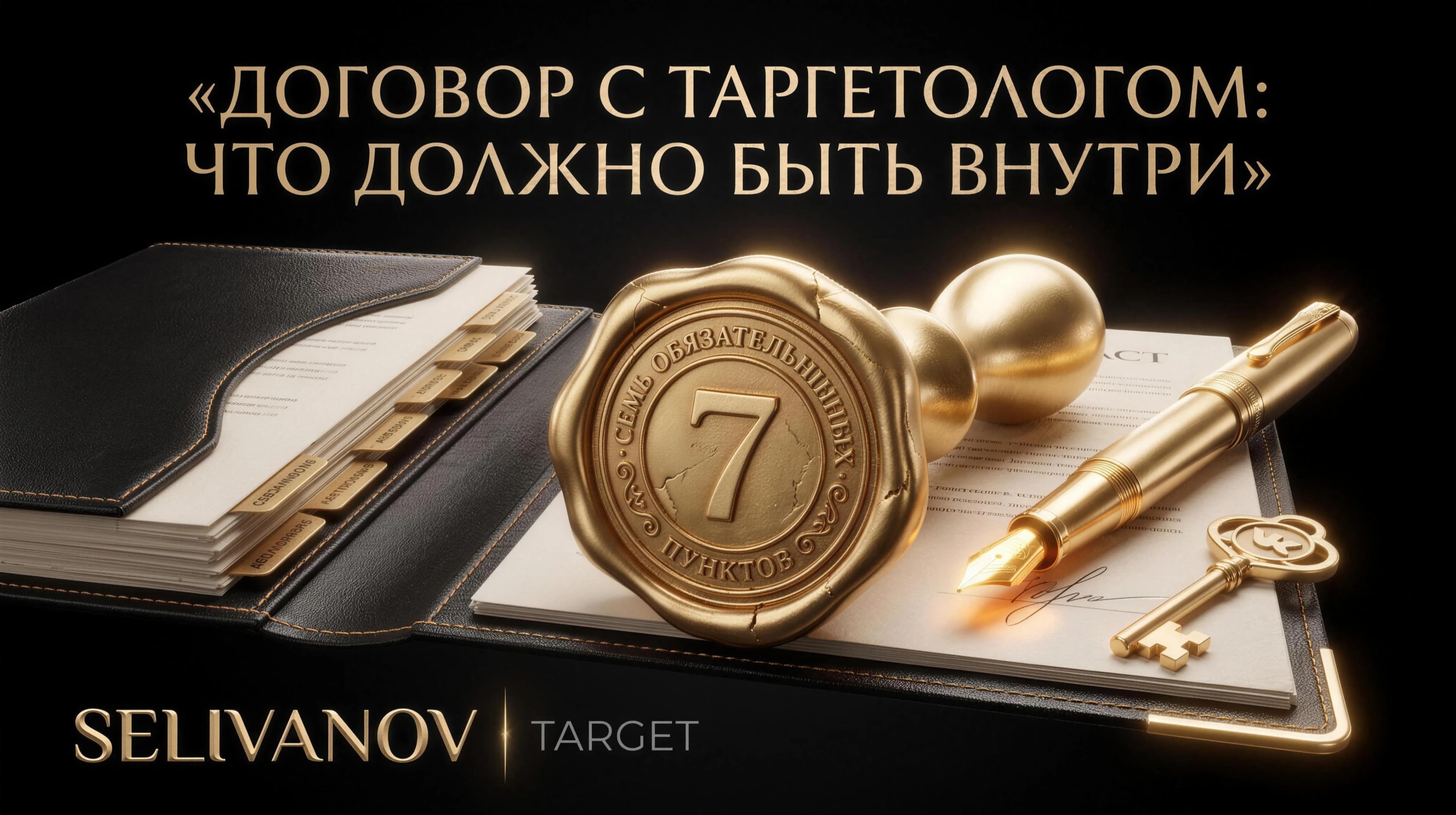 Договор с таргетологом: что должно быть внутри