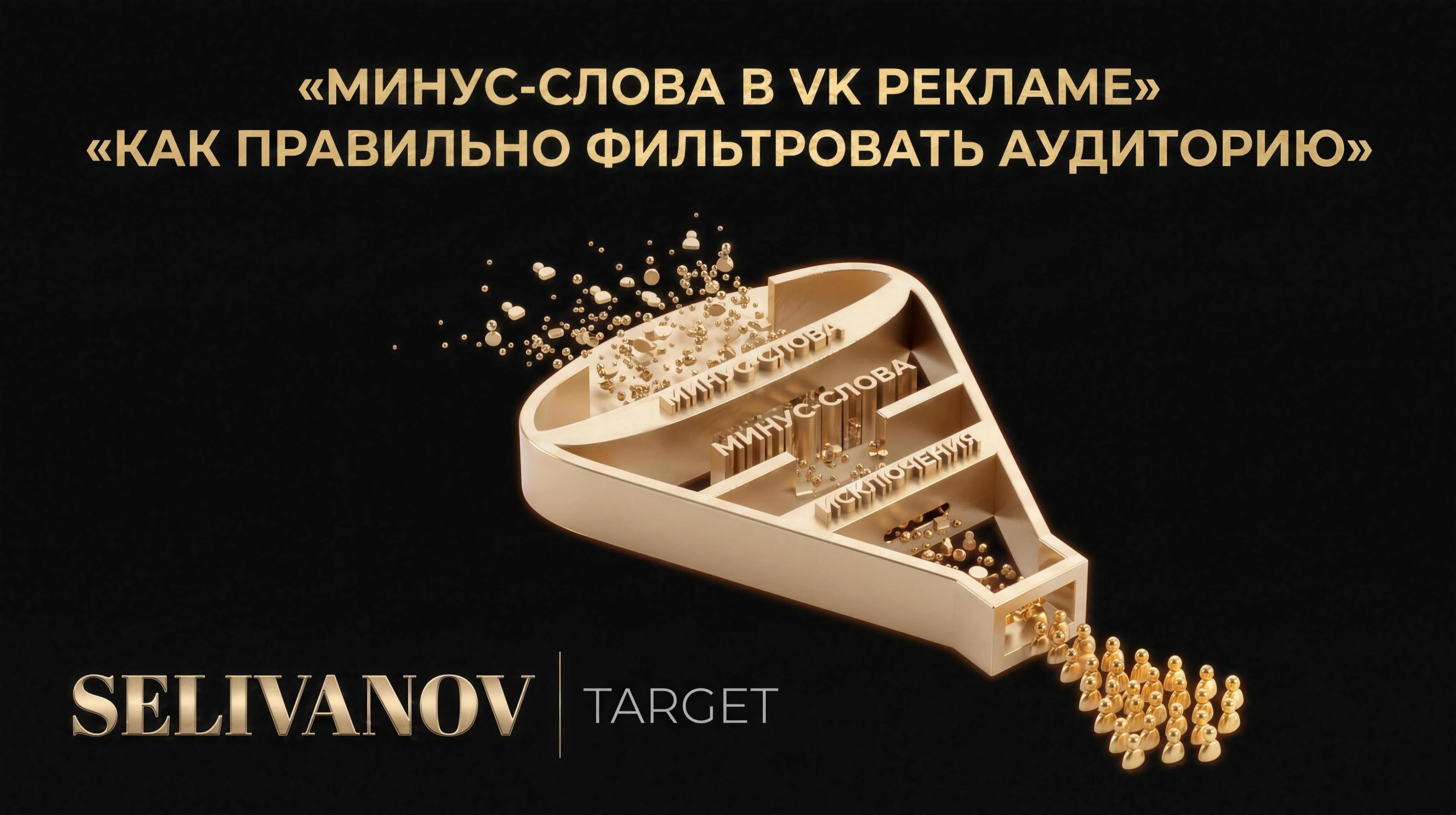 Минус-слова в VK Рекламе